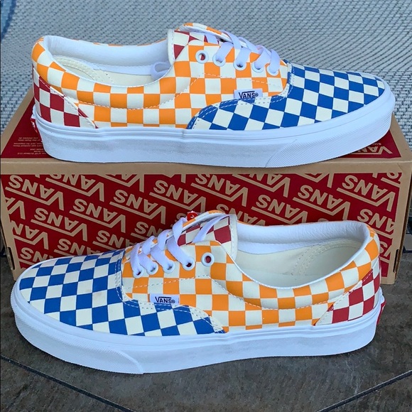 Vans Other - VANS ERA CHECKERBOARD MULTI/TRUE WHITE MEN’s